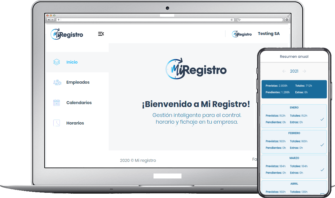 ▷Software Registro Jornada Laboral【Control Horario】